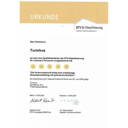 Turmhus Bansin 度假居